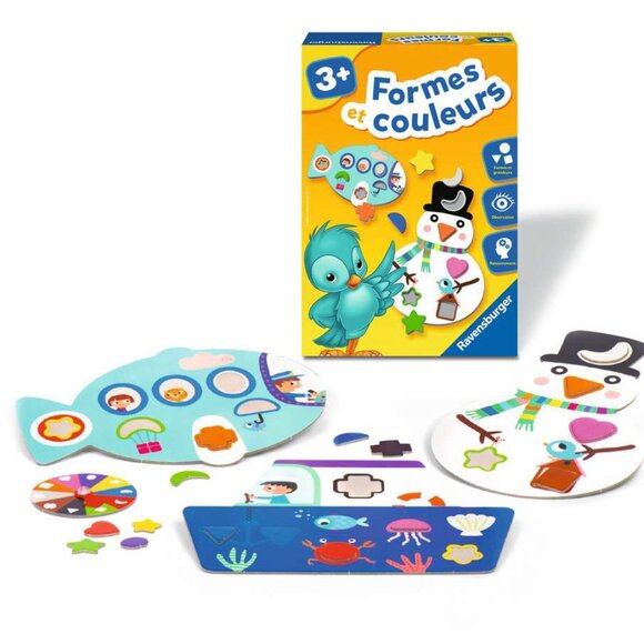 New Sealed Ravensburger Game Formes et Couleurs (Shapes and Colors) French - Picture 1 of 14